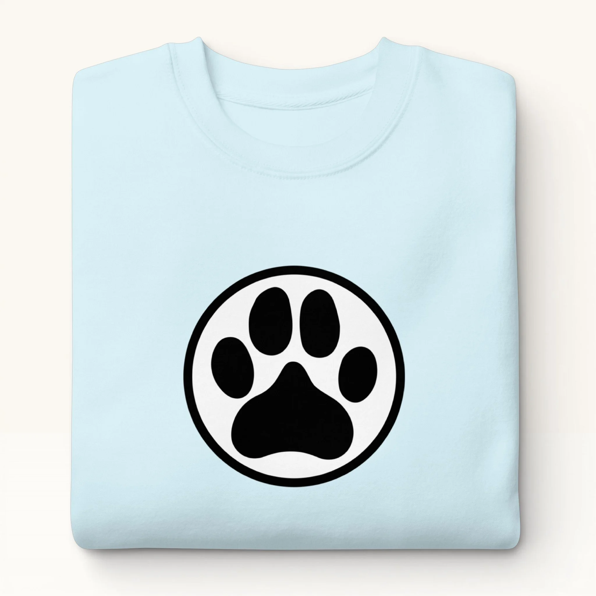 Law of the Paw Dog Paw Crewneck Sweatshirt