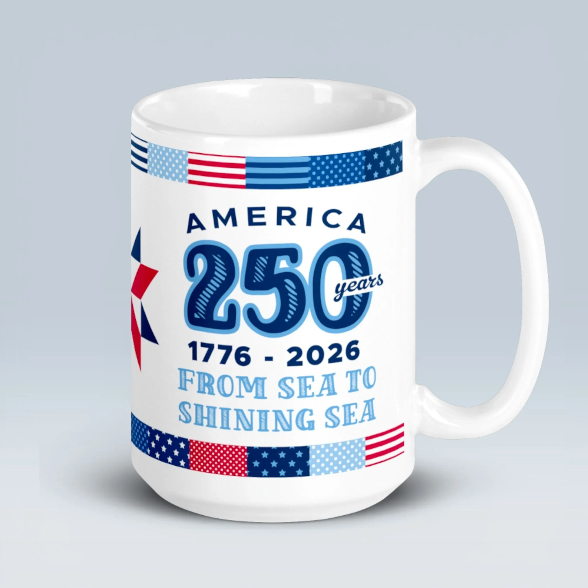 Sea to Shining Sea Ceramic Mug