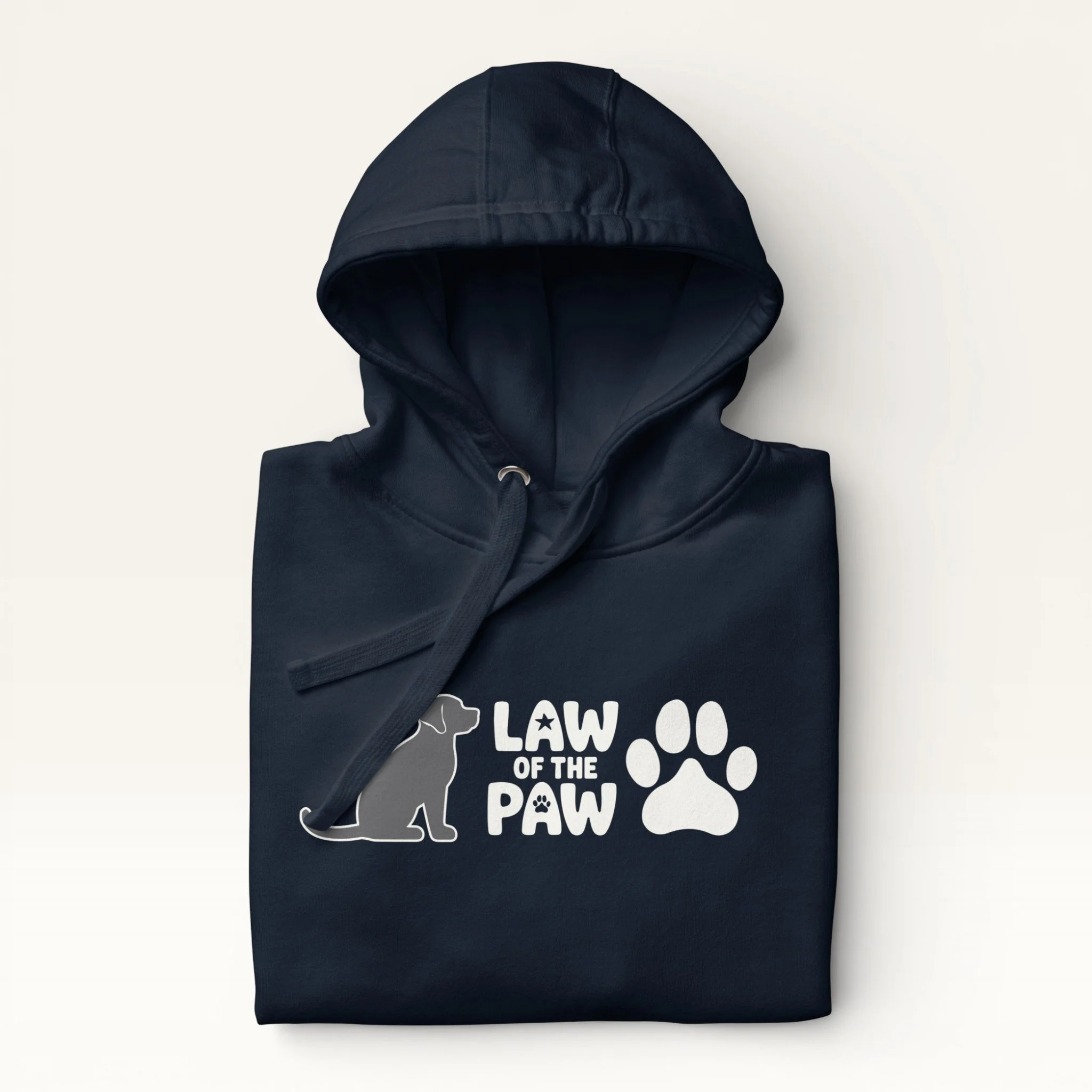 Law of the Paw Dog Hoodie