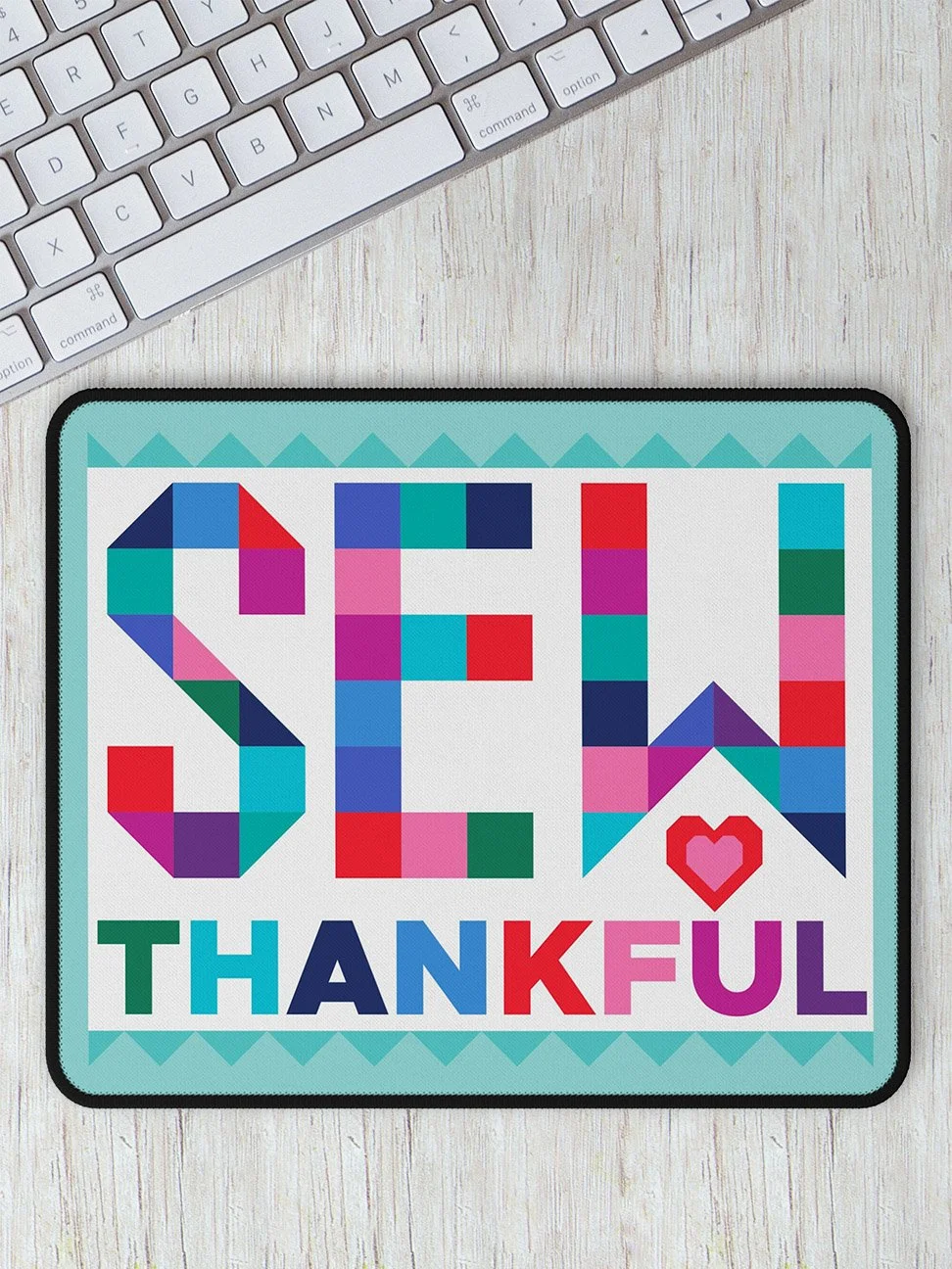 Sew Thankful Mouse Pad