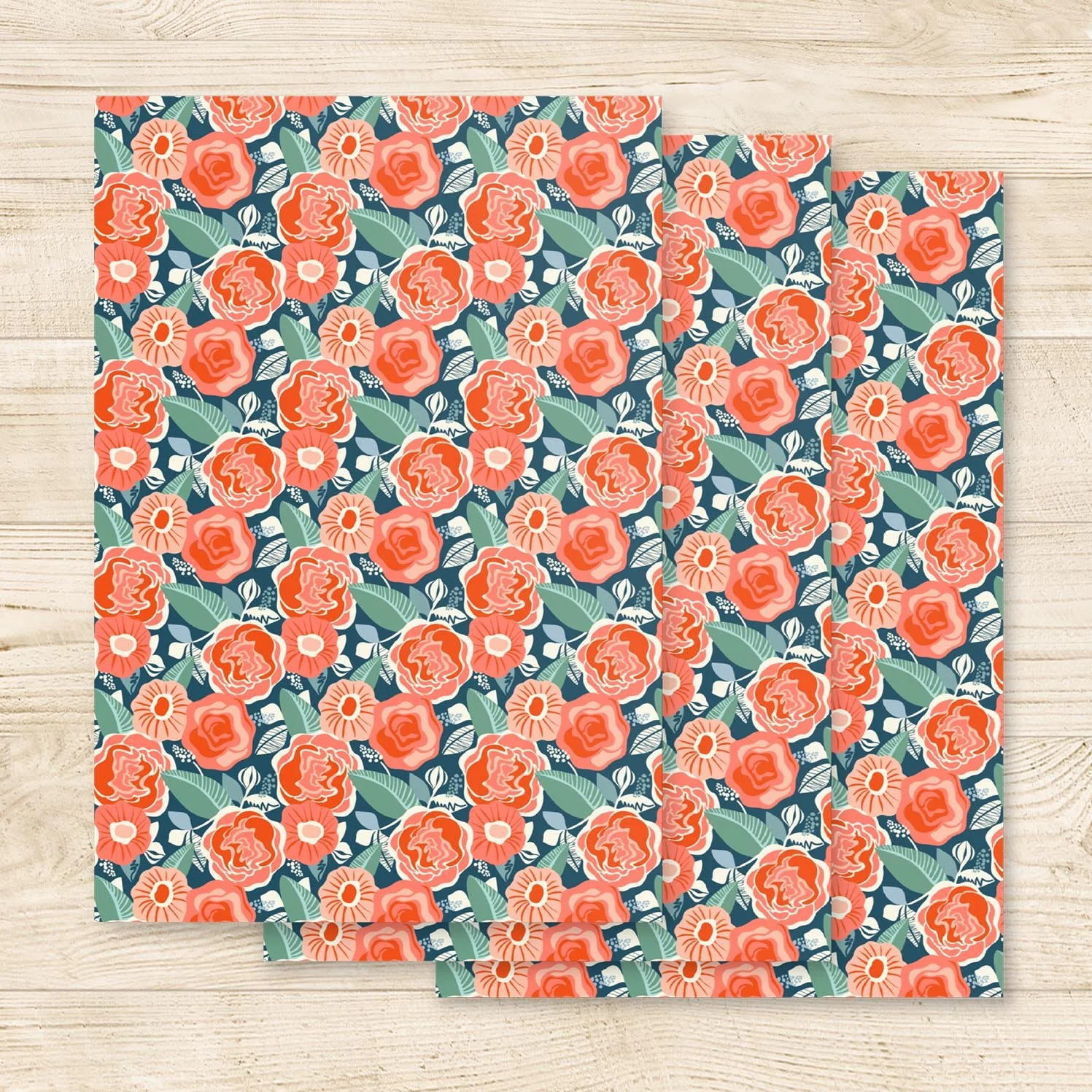 Tea-Rose-Tangerine-gift-wrap-3-sheets-SQ.jpg