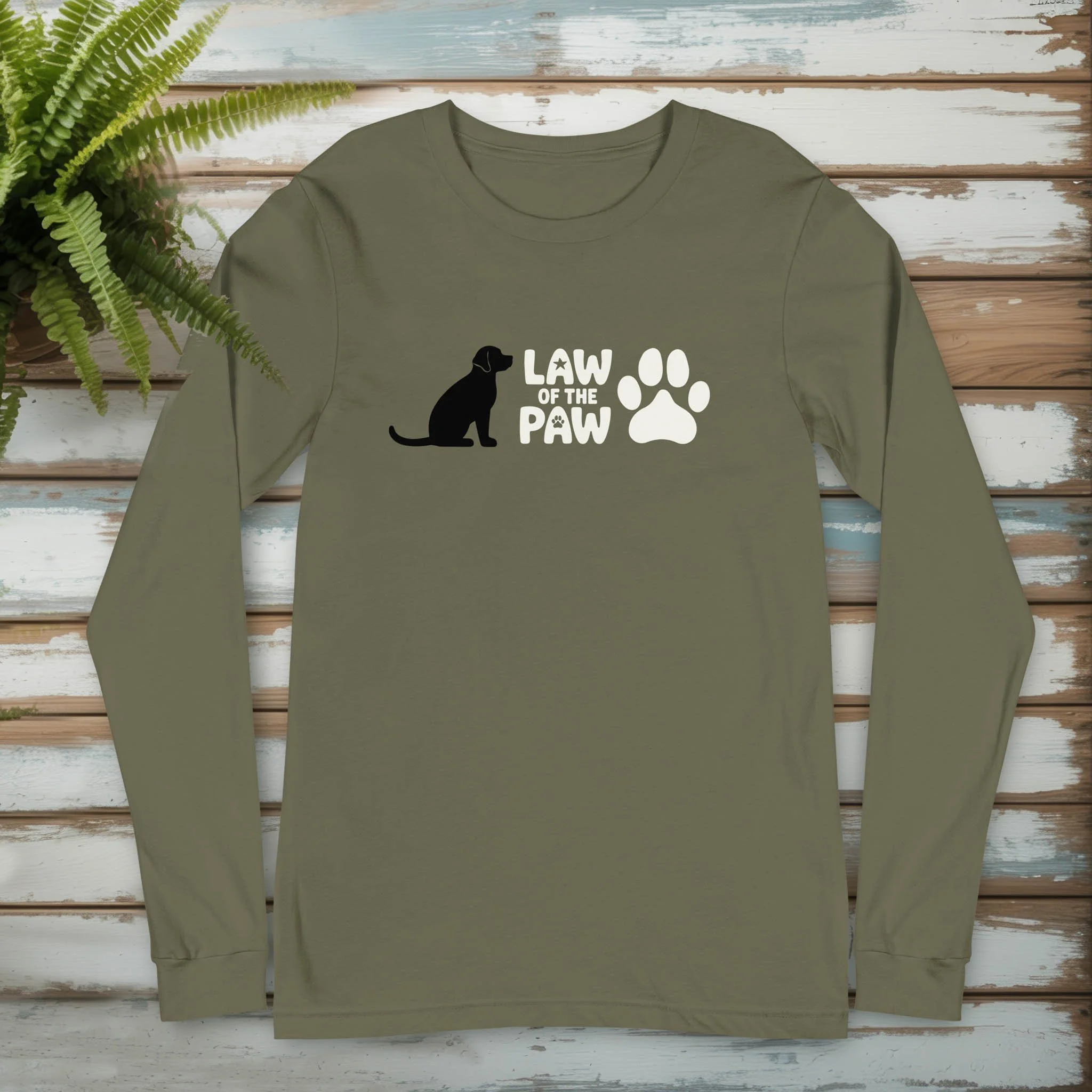Law of the Paw Dog Long Sleeve TShirt
