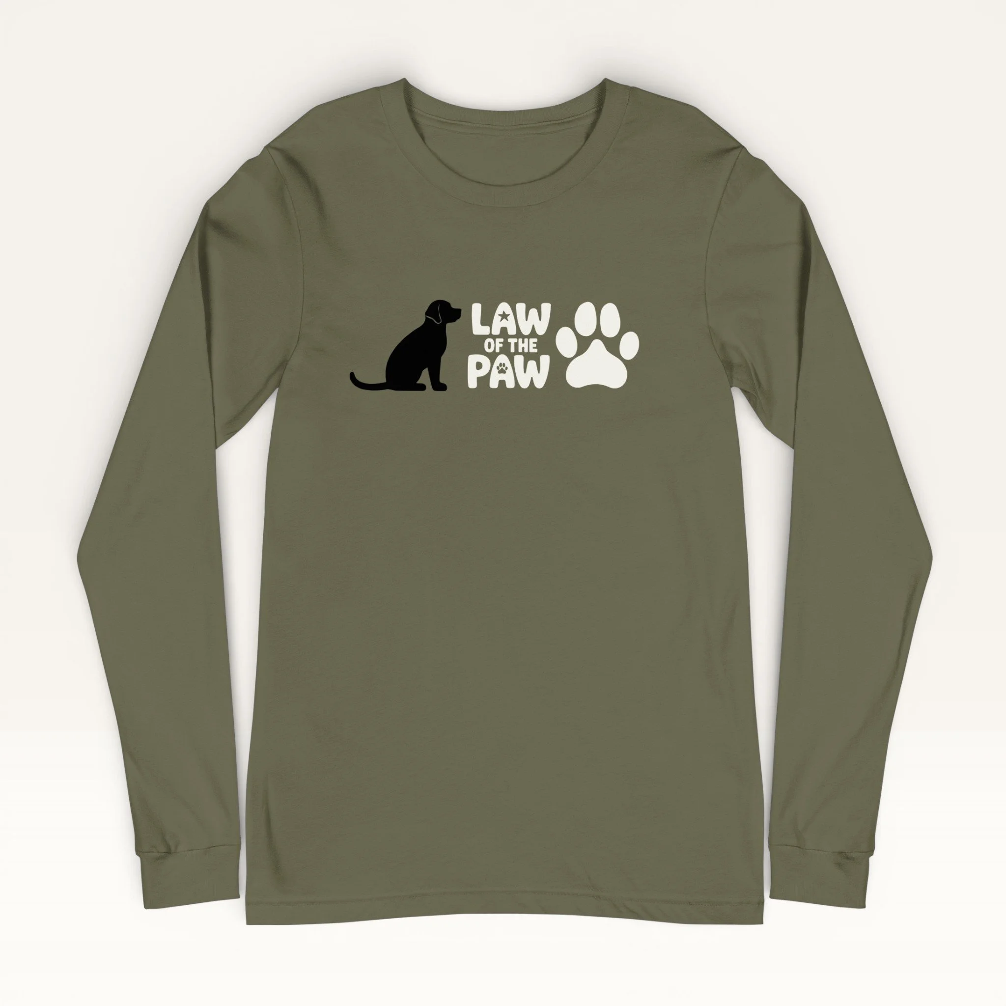 Law of the Paw Dog Long Sleeve TShirt