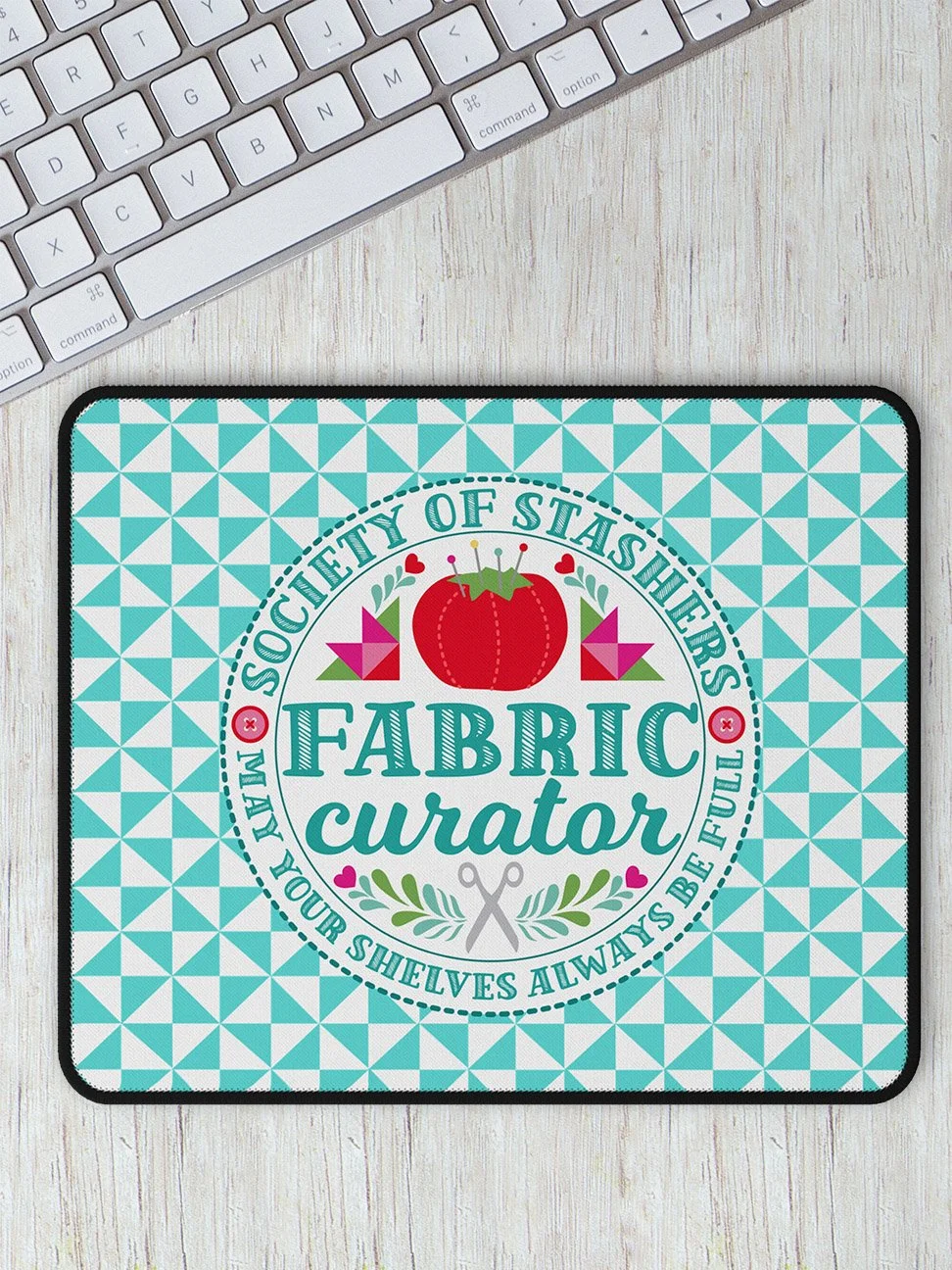 Fabric Curator Mouse Pad