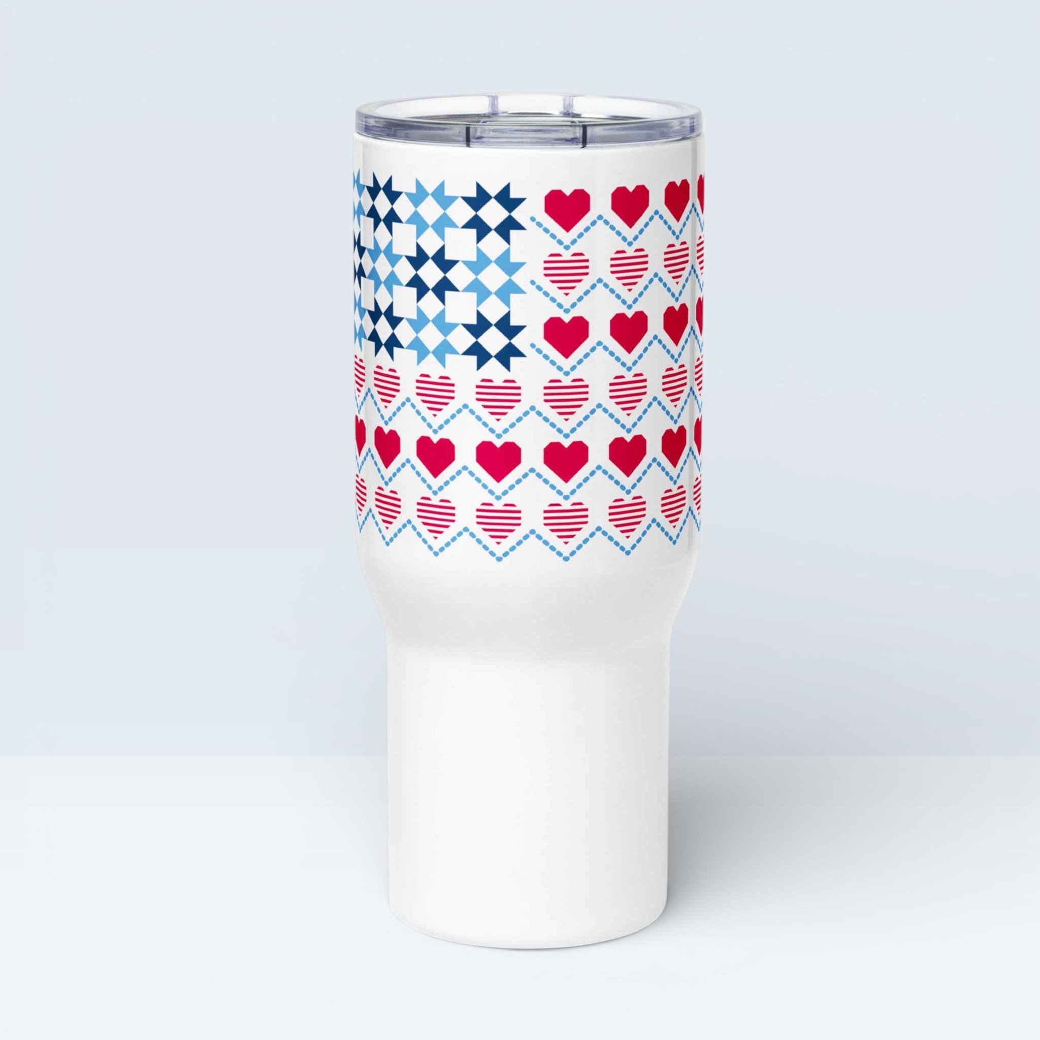 United We Quilt Travel Mug