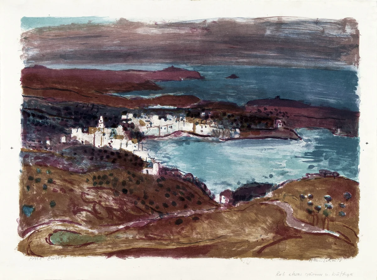 Cadaqués Lithografie, 56x75cm