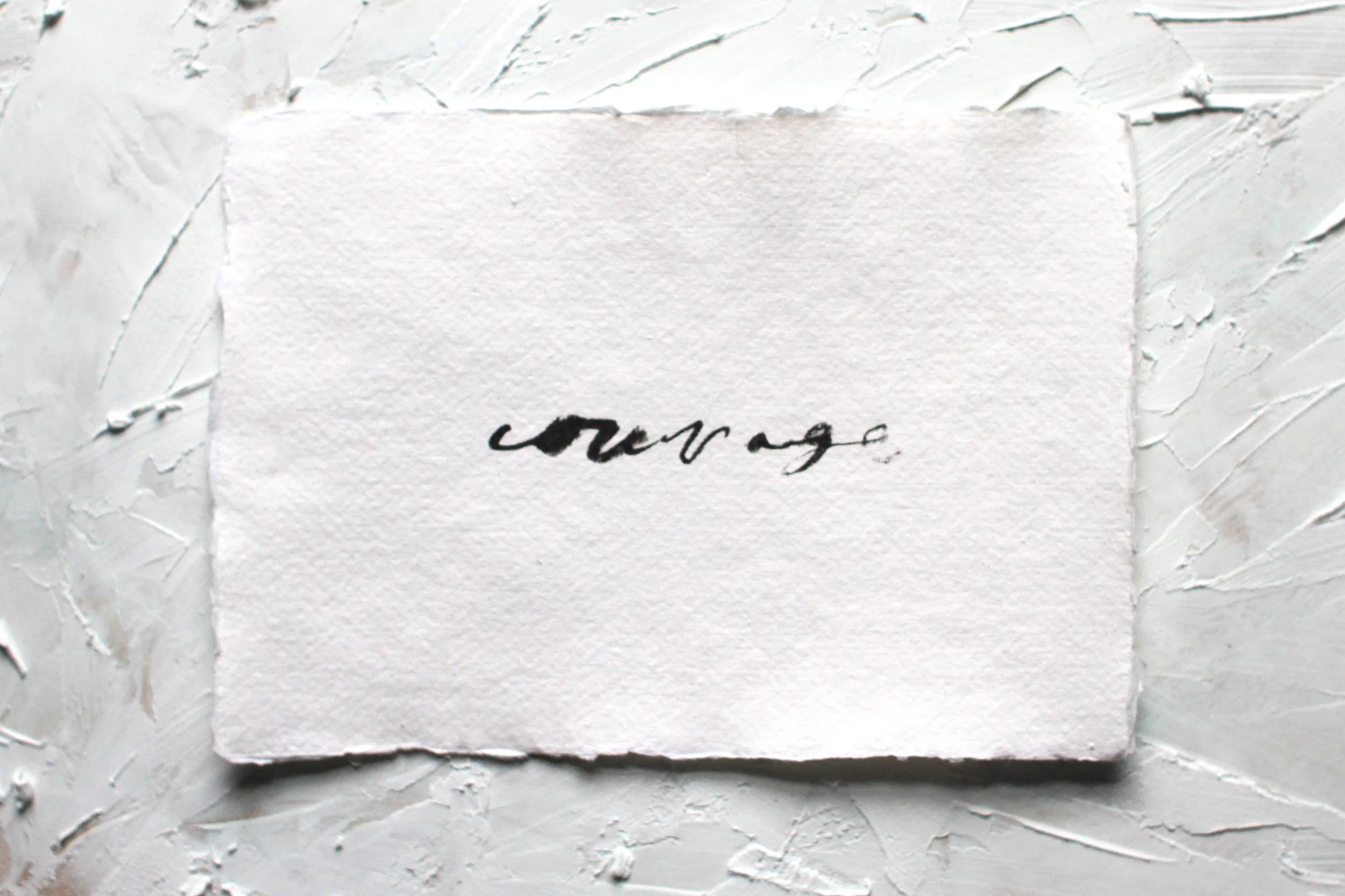 Courage Poster | Belinda Love Lee Shop