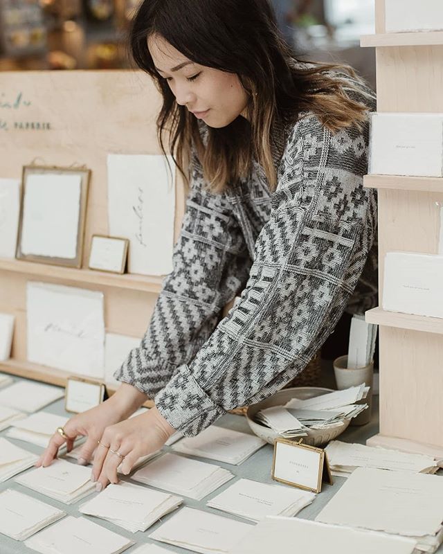 Just rocking my favorite thrifted sweater and you know doing my thing organizing these cards casually hehe! Well, if you want to see this face in person come see us for our last spring market @thecitizenscollective this weekend! It'll be our last mar