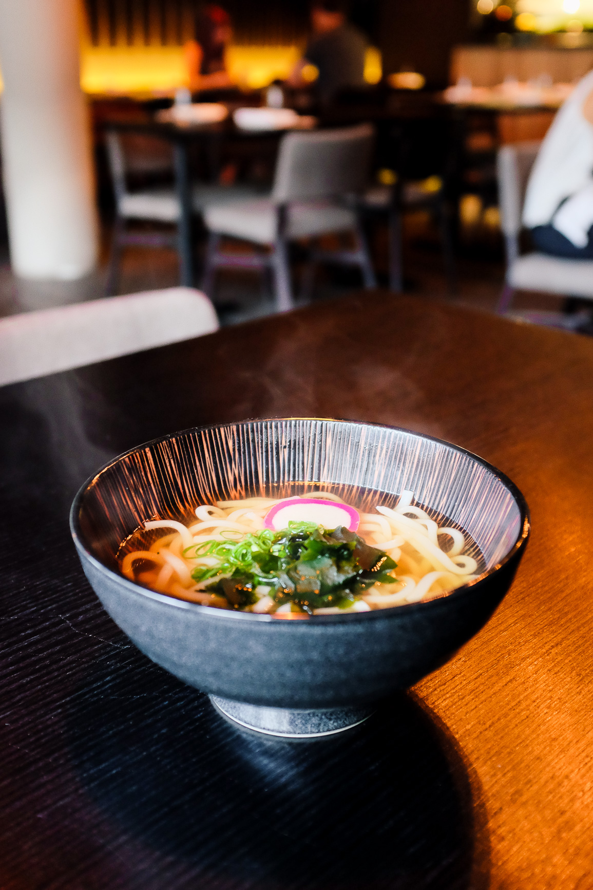 Tempura with hot noodles ($18.00)