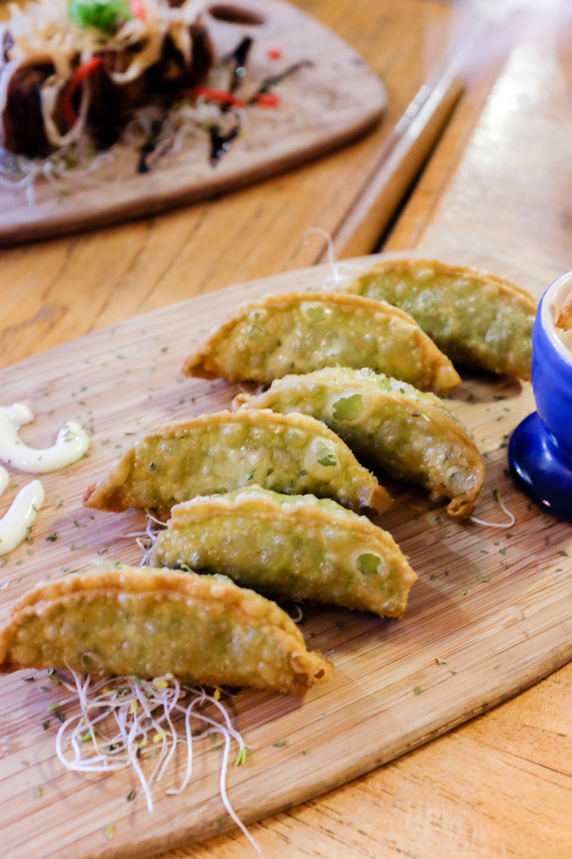 Vegetable gyoza $7.00