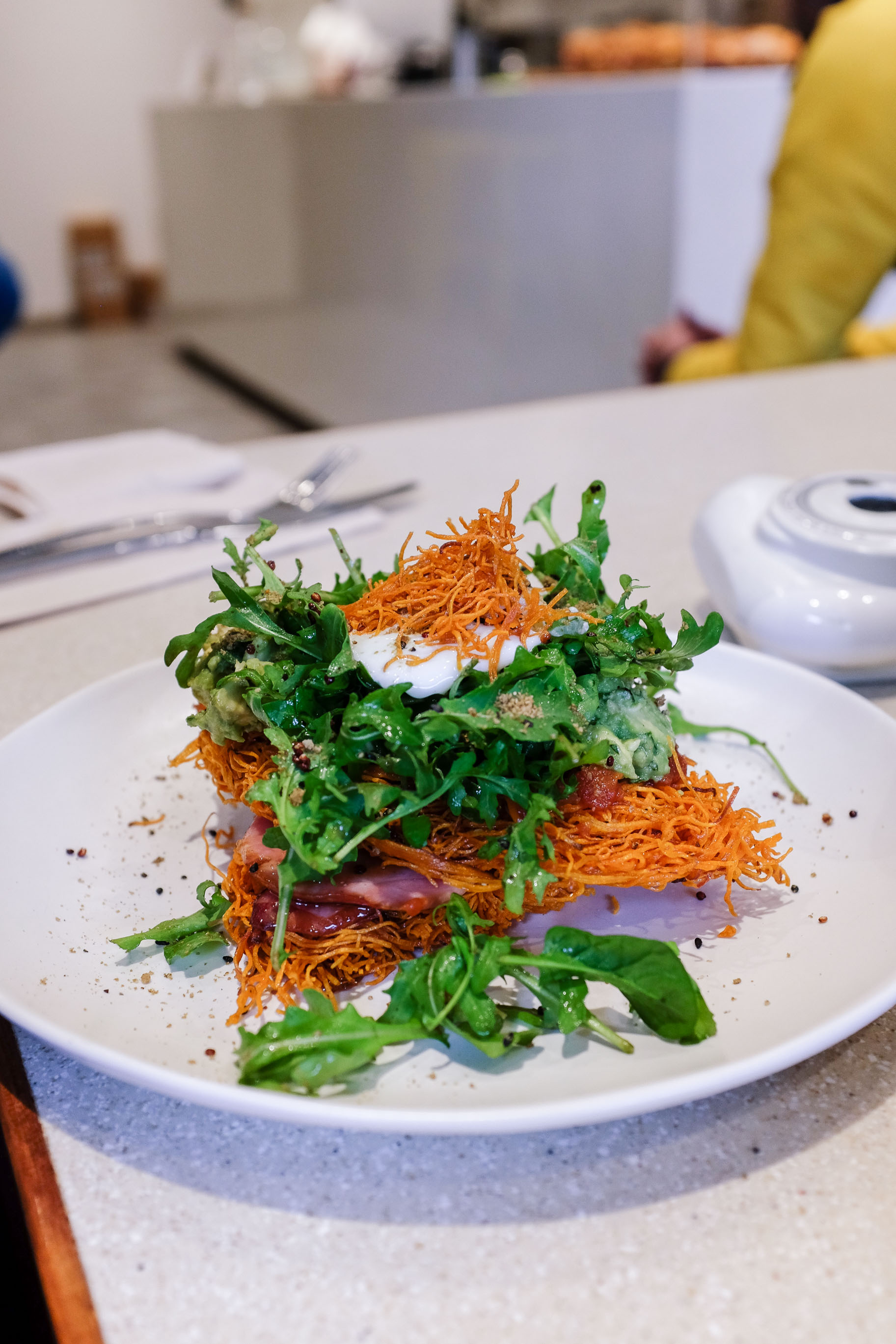 Sweet potato stack