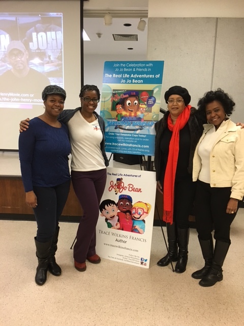 MCWH at Dix Hills Library with Tracey Wilkins Francis author of children's book "Jo Jo Bean"
