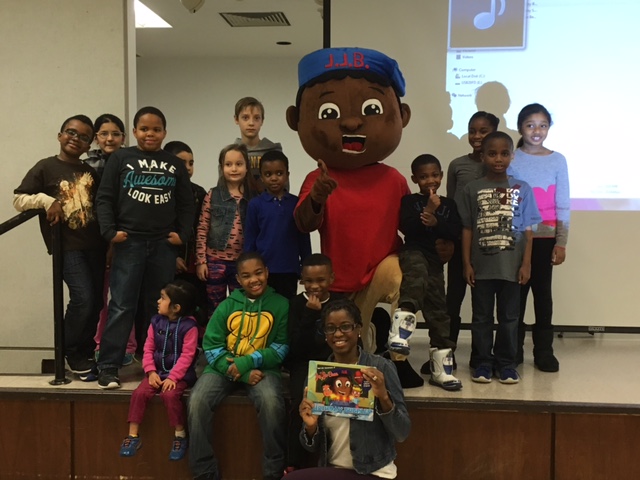 MCWH reading group meets Jo Jo Bean at HHH Library in Dix Hills