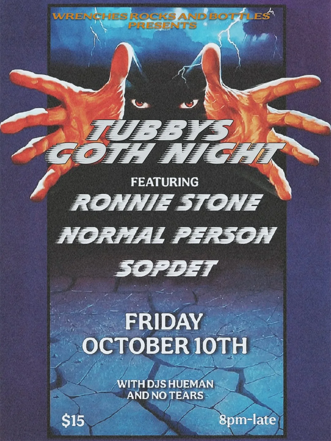 🚨 FRIDAY OCT. 10 🚨 Just announced - we&rsquo;re playing Kingston for the first time! It&rsquo;s the record release show for #NORMALPERSON and rounding out the night will be electronic art project @sopdetmusic
with DJ sets from Hueman and No Tears
@