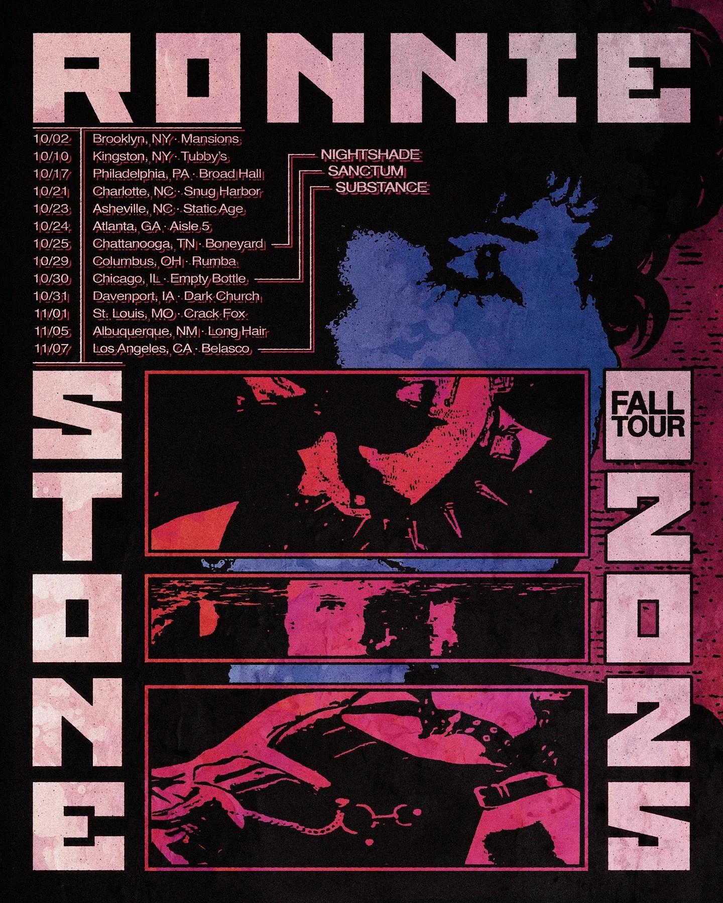 🩸FALL TOUR | OCT&mdash;NOV &lsquo;25🩸
13 nights...LA bound... east 2 west&hellip;coffin 2 coast 

TIX IN BIO 🔗

OCT 2 &mdash; Brooklyn, NY @mansions.bar 
OCT 10 &mdash; Kingston, NY @tubbyskingston 
OCT 17 &mdash; Philadelphia, PA @broadhallphl 
O