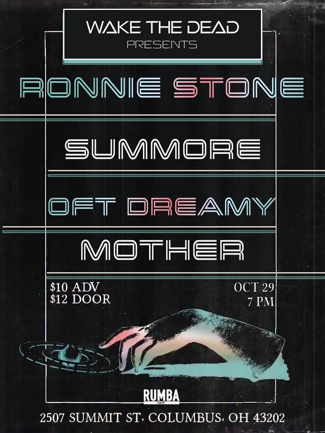 ⛓️ OCT 29 COLUMBUS OH ⛓️
@rumbacafeoh with @summore.music @radiosnotdead and @d.jmother 

Full Tour Dates:
OCT 10 - Kingston, NY @tubbyskingston 
ОСТ 17 - Philadelphia, PA @broadhallphl @syntheticphilly 
ОСТ 21 &mdash; Charlotte, NC @snugharbornc
ОСТ