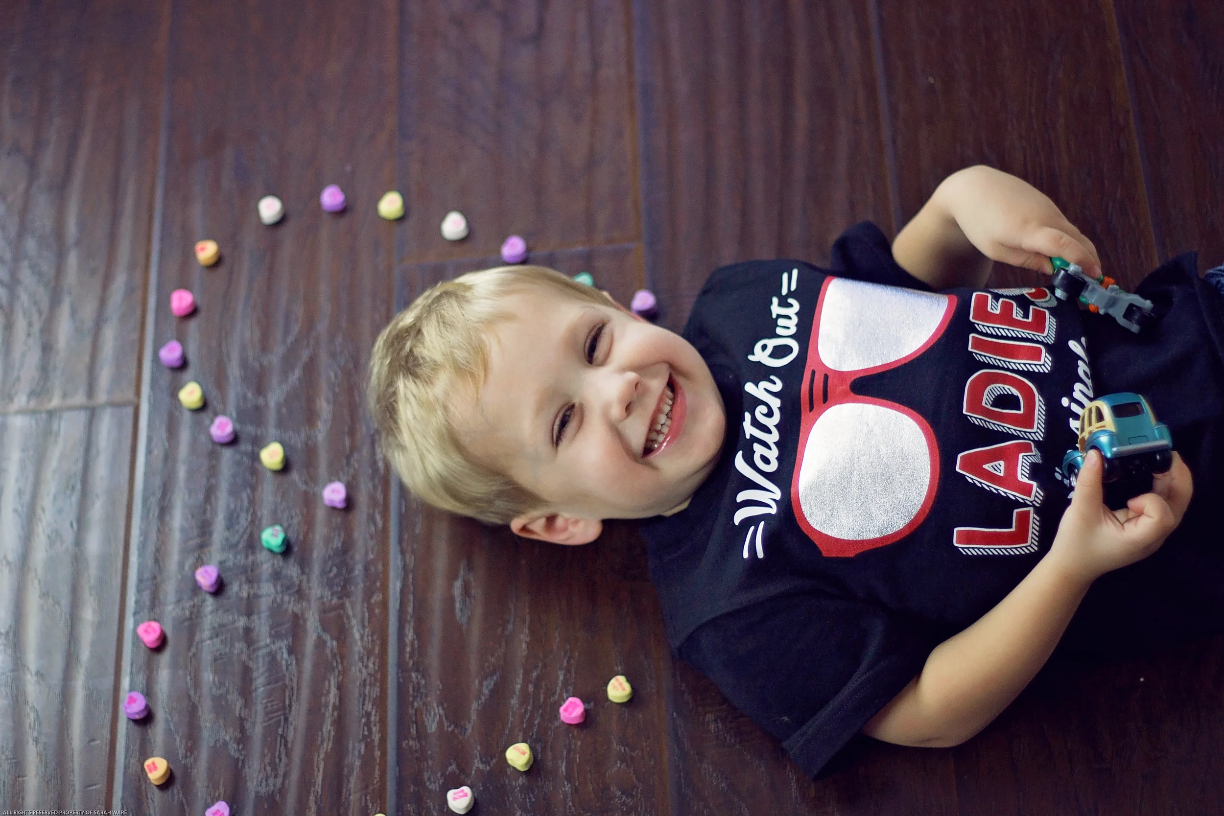 His shirt says it all.. 