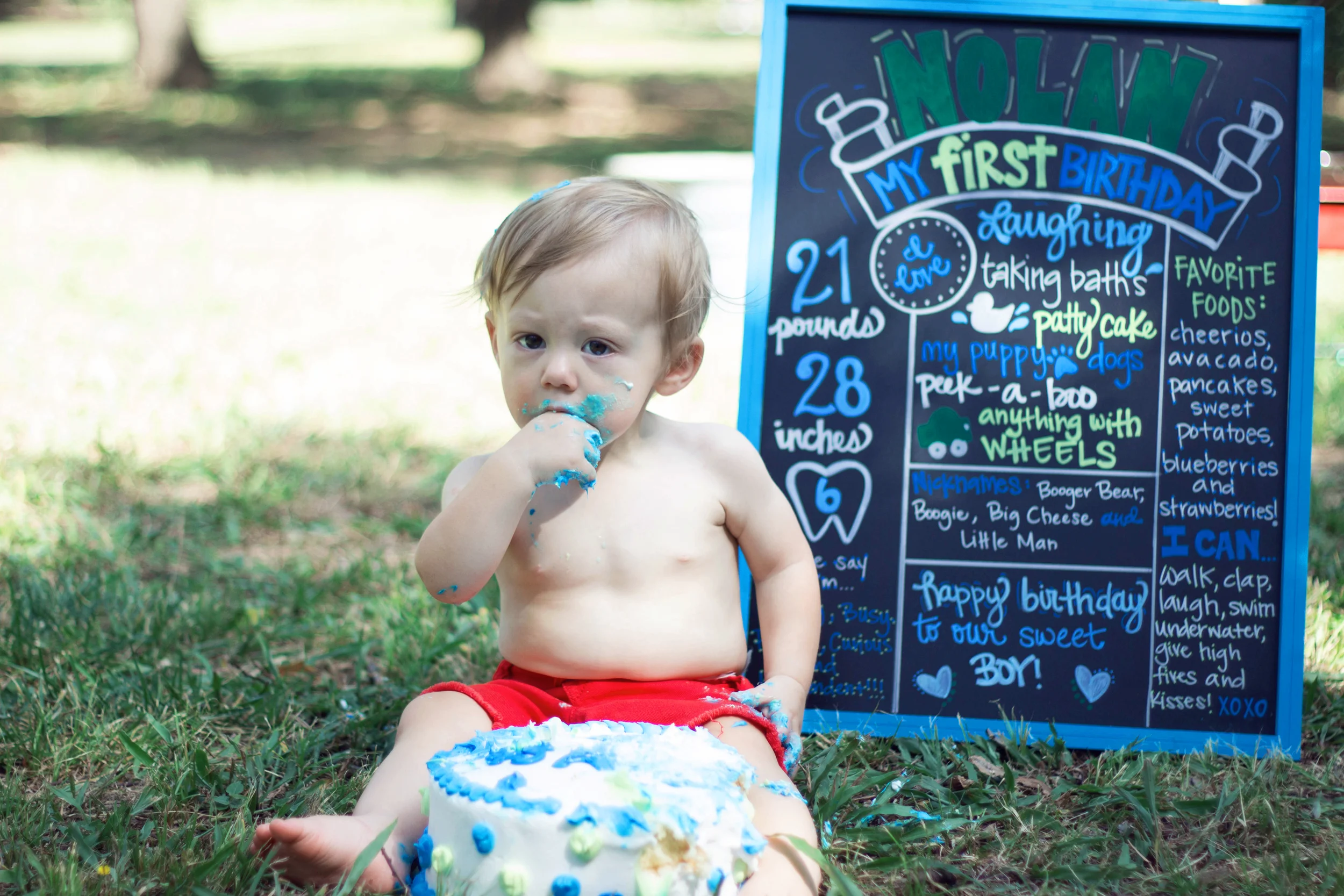 First Birthday Session, River Legacy Park