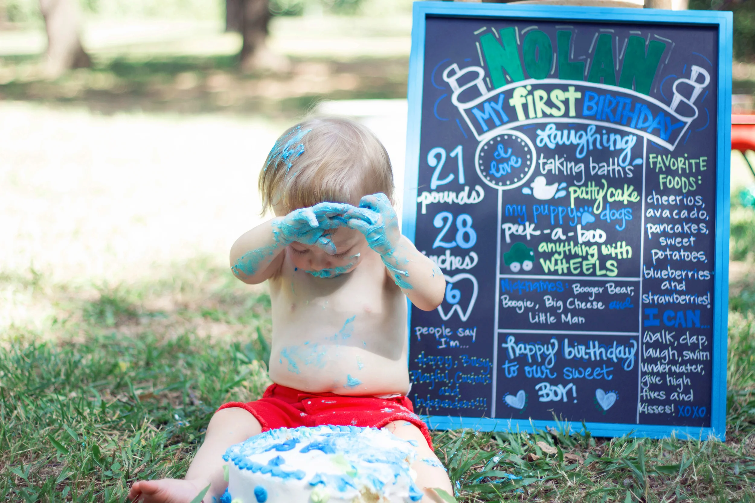 First Birthday Session, River Legacy Park