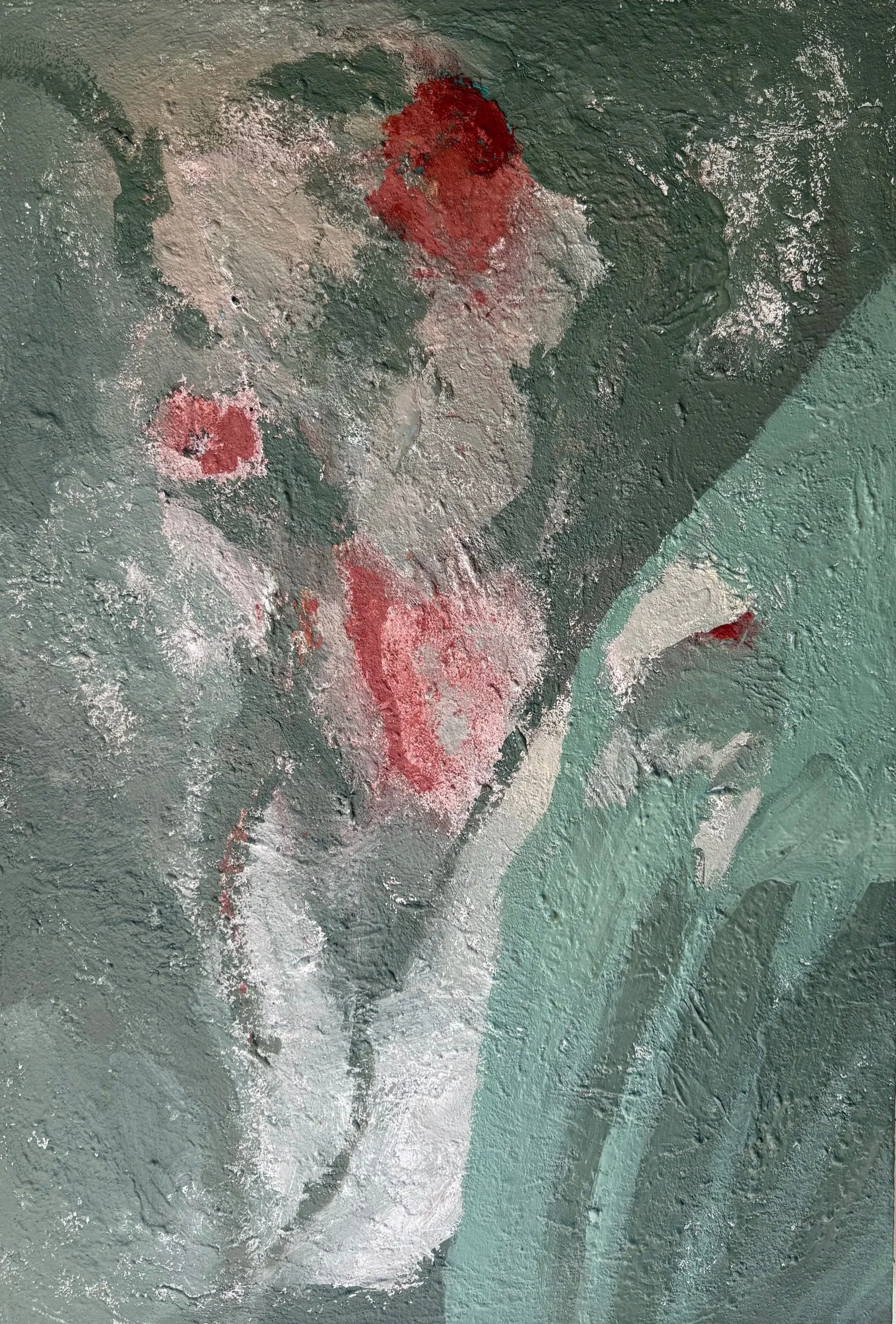 MIAMI 25" x 37" / 2025 Acrylic, oil crayon on canvas