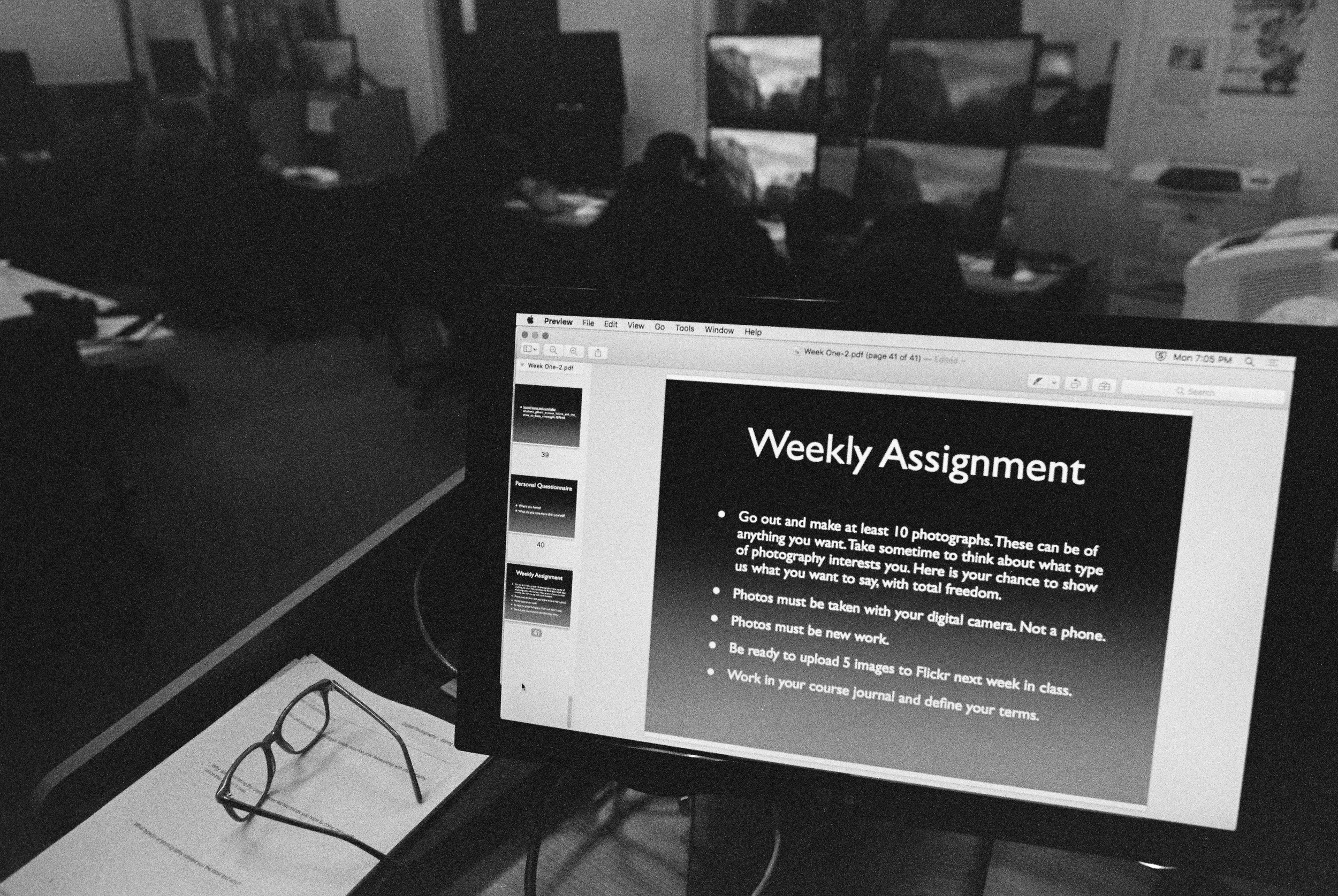 Teacher Time (Canon 1v :: TriX400 @ 1600) 26/365