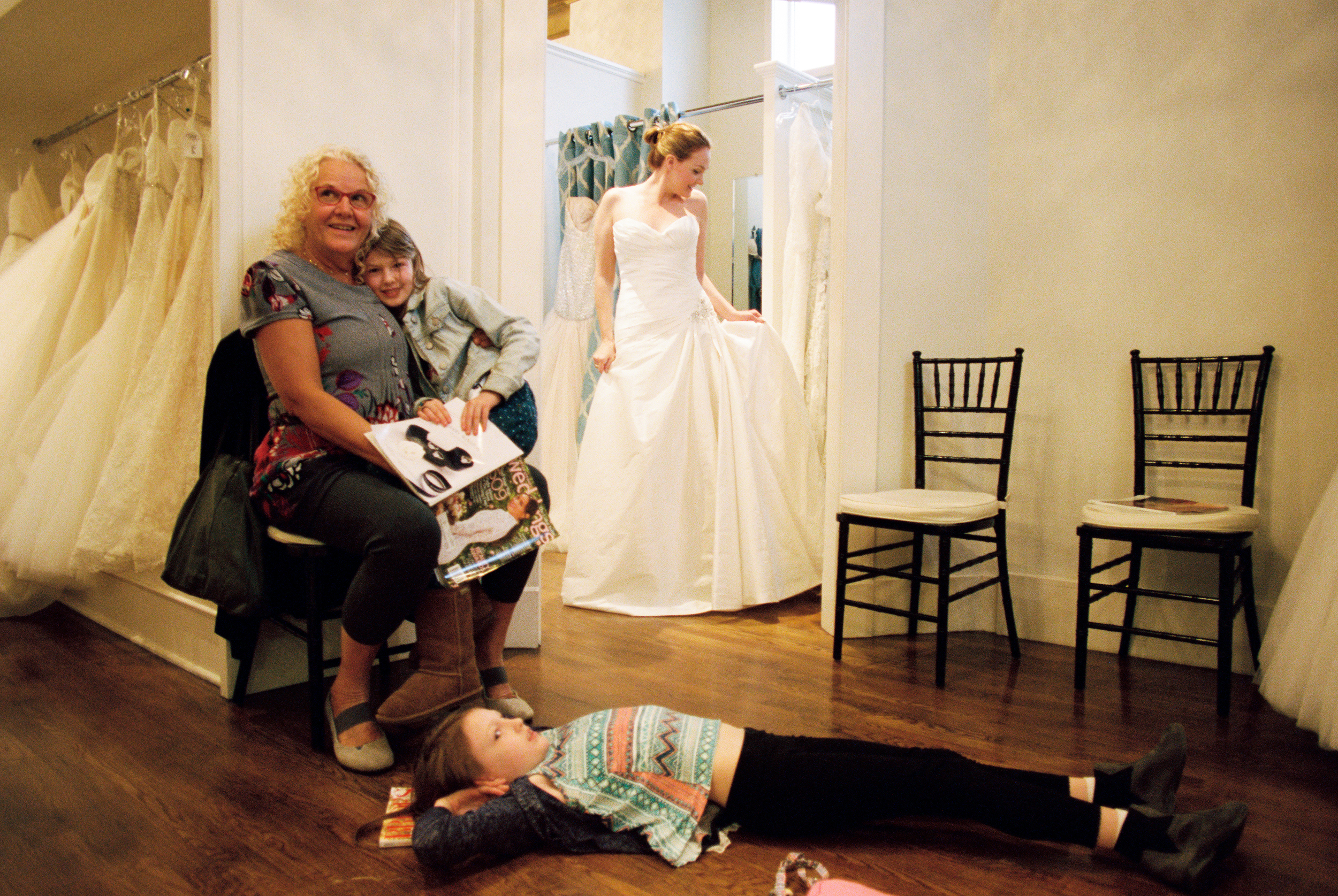 Wedding Dress Shopping (Nikon FM2 :: Portra 400 @200) 93/366