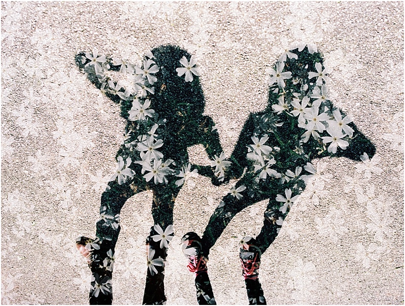 Sister Shadows Double Exposure (Pentax 645n :: Ektar 100) 126/366