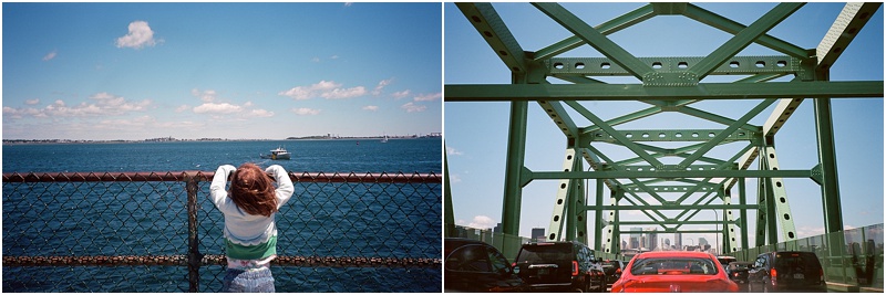 Tobin Bridge & Castle Island (Yashica T3 :: Ektar) 161/365