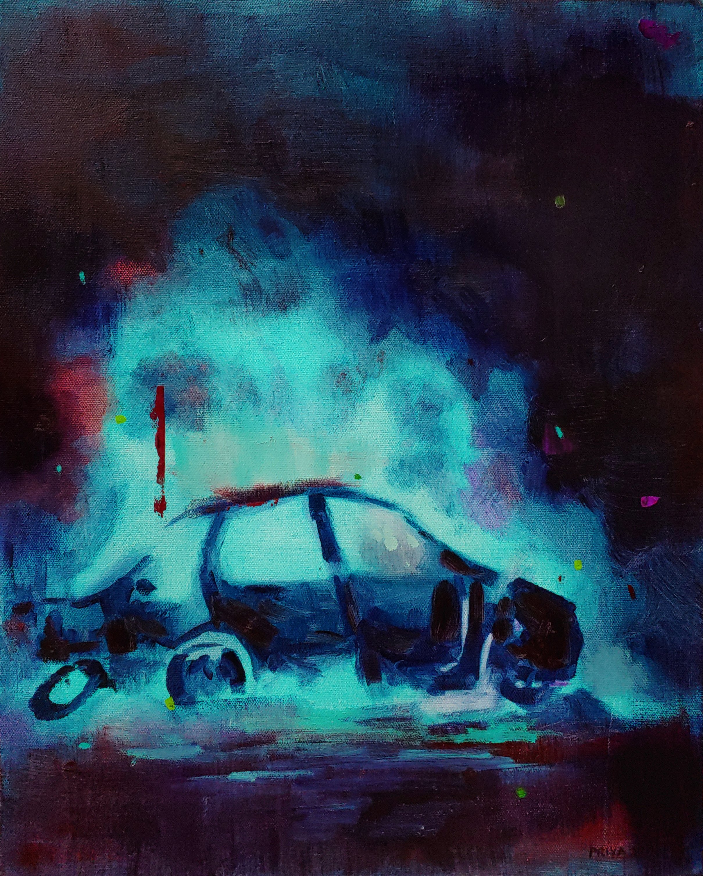Untitled (Car on Fire)
