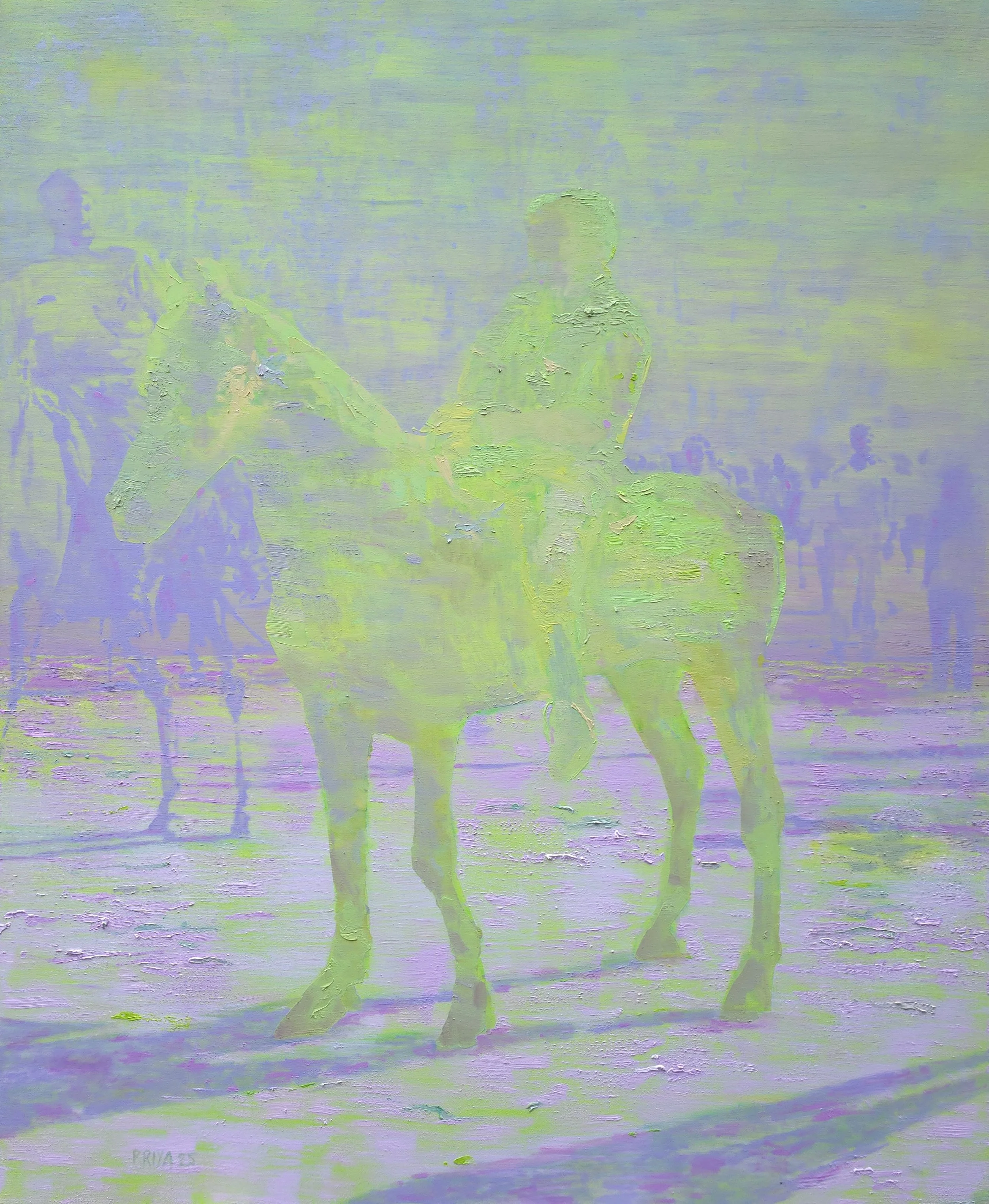 Axiom, 2025, oil on canvas, 60 x 48 inches