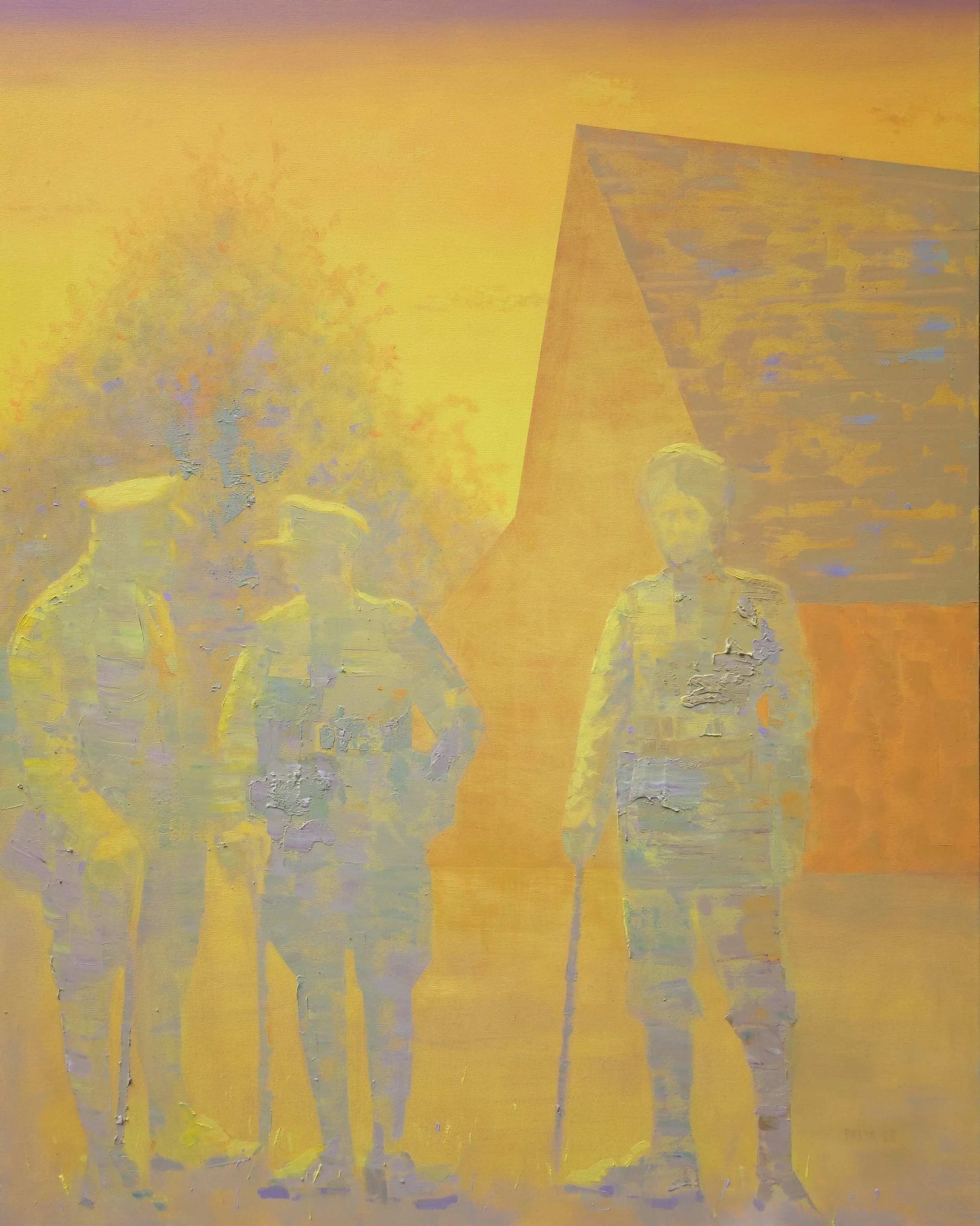 Radiant Flux, 2025, oil on canvas, 60 x 48 inches