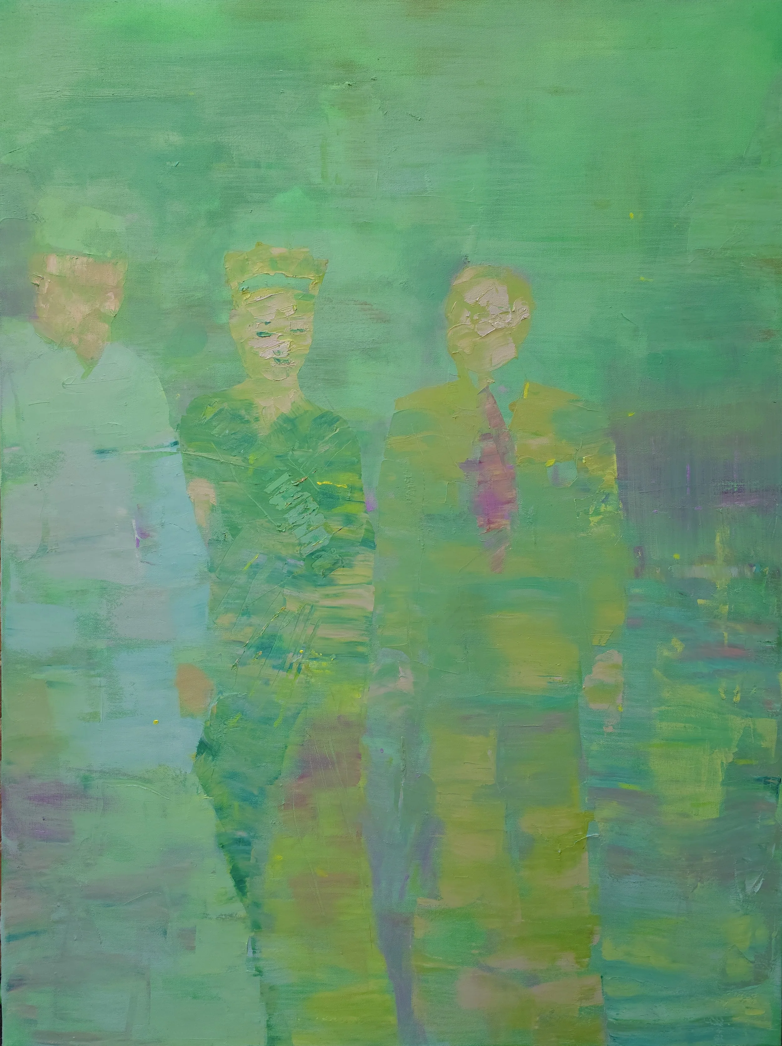 Untitled, 2025, oil on canvas, 40 x 30 inches