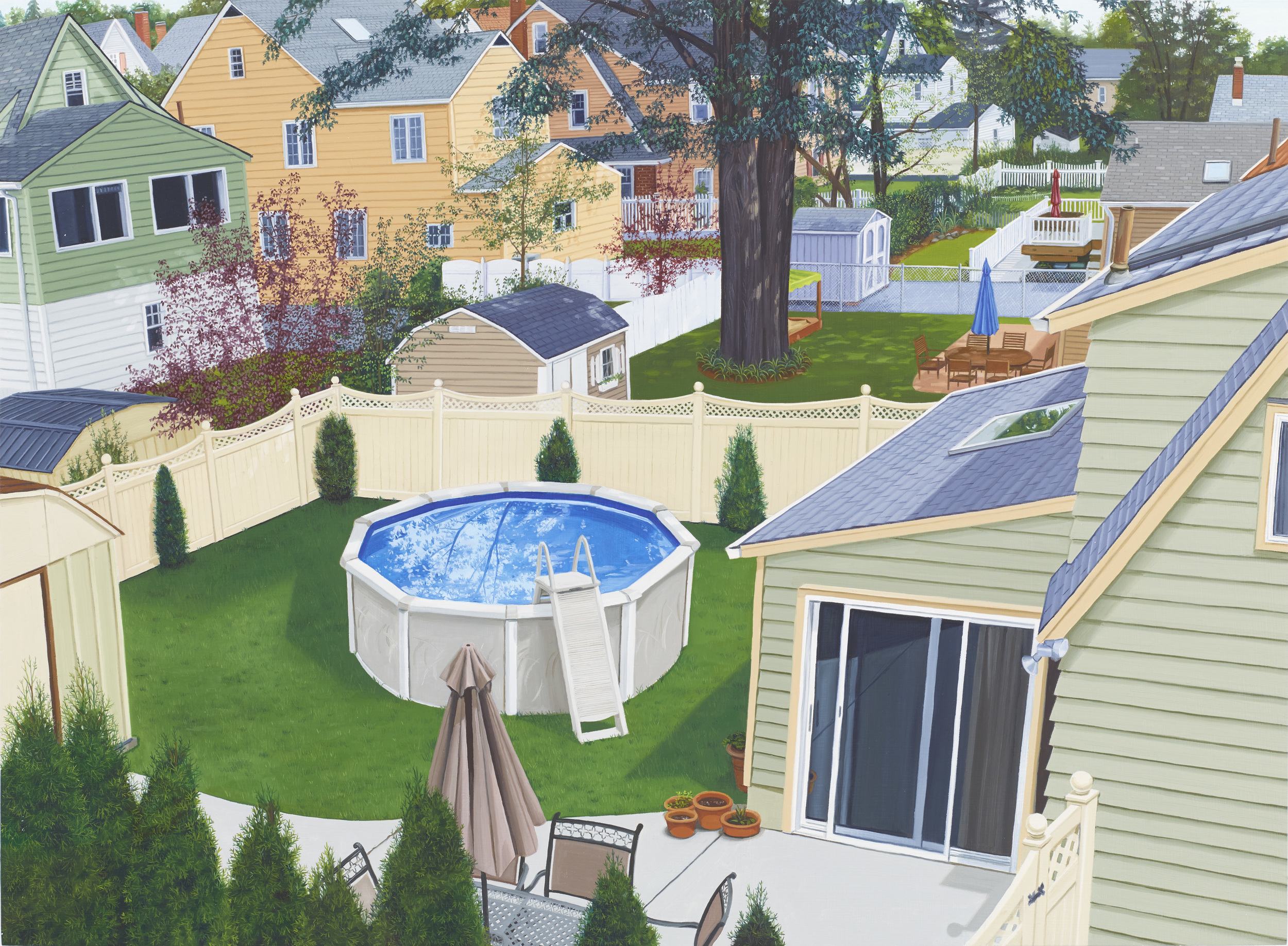 Backyard with Pool