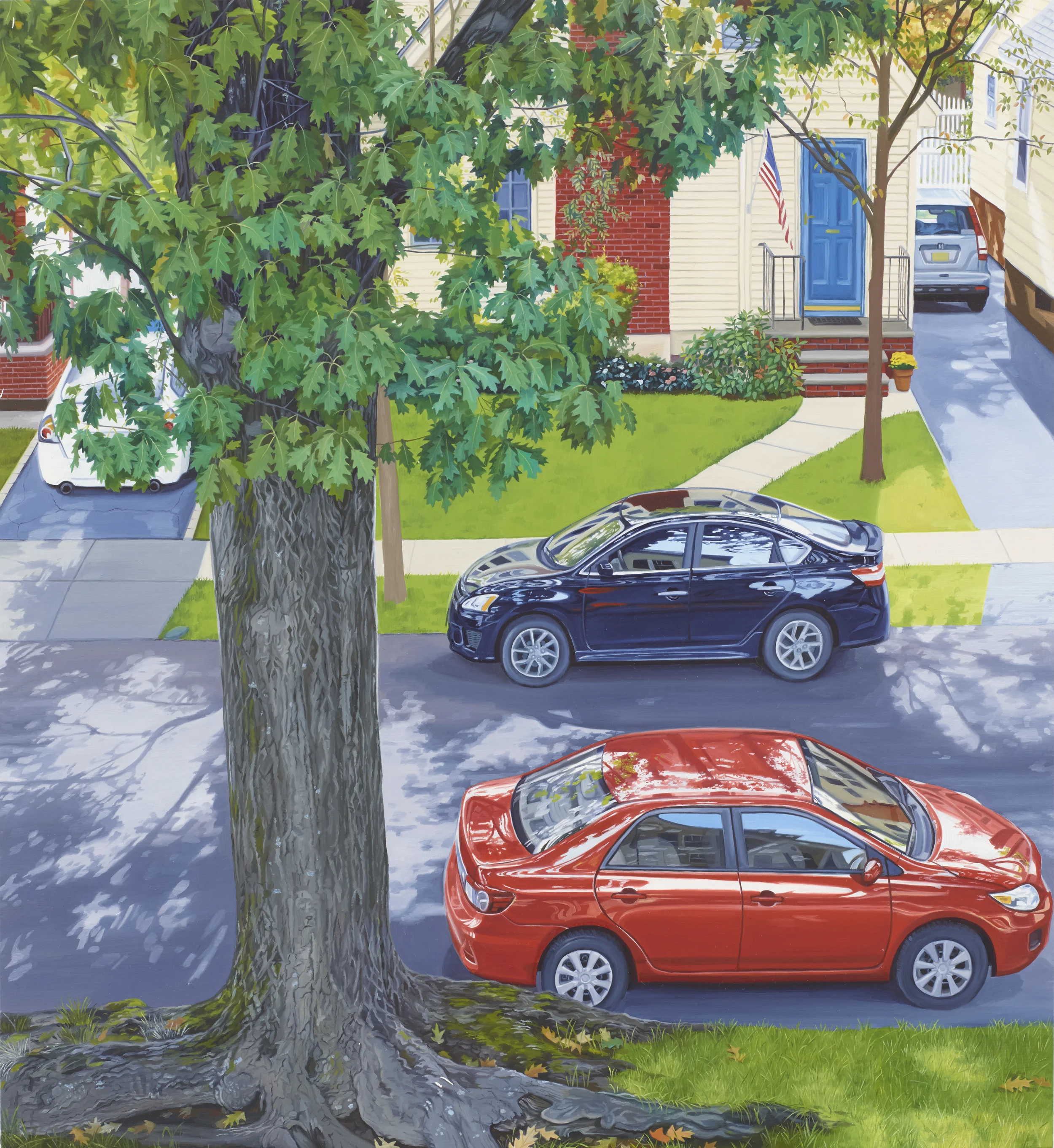 Front Yard with Tree