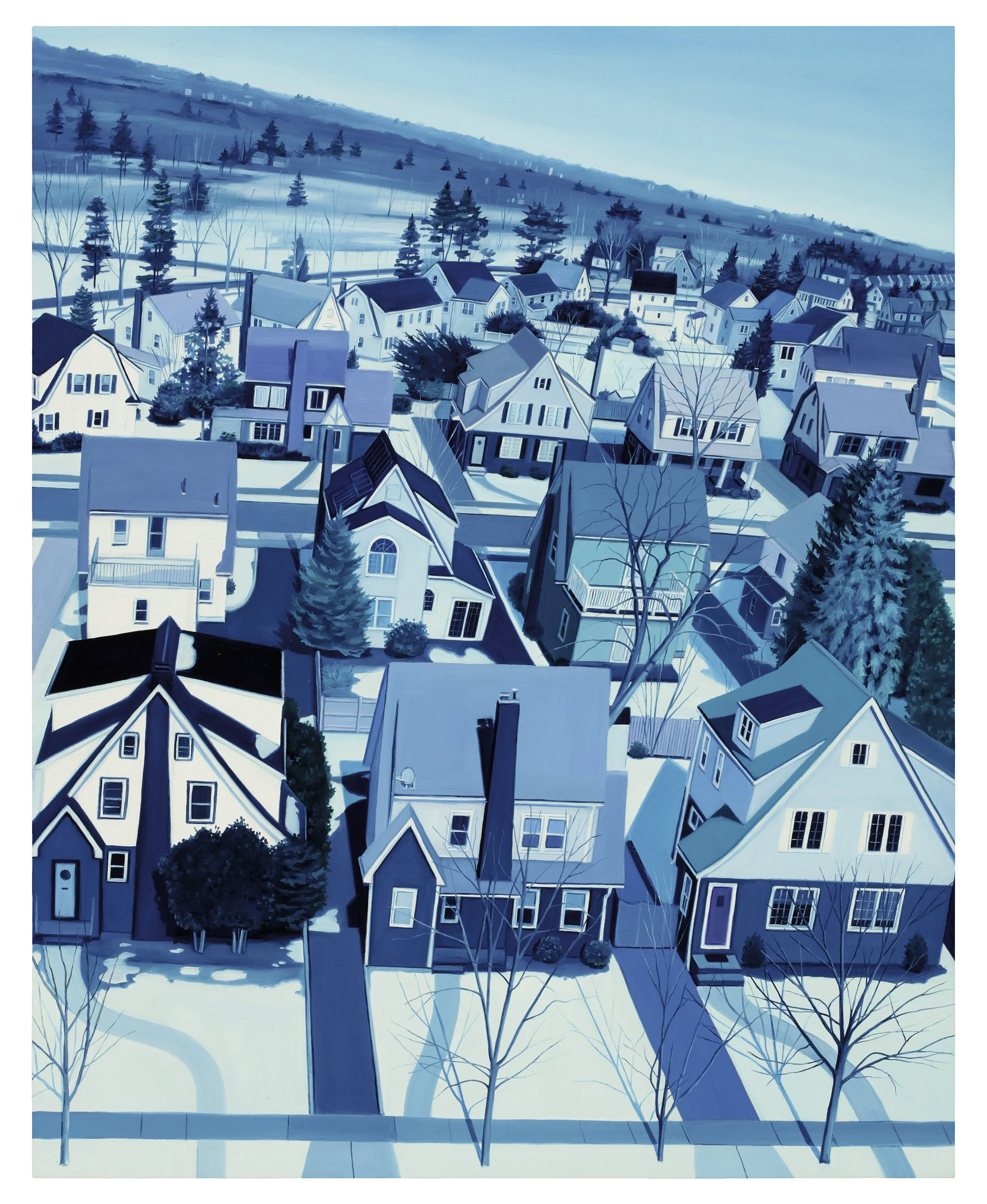 Blue with Houses