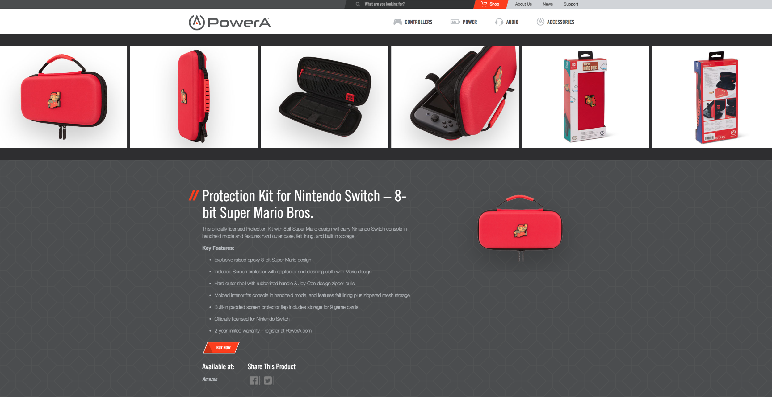 Power A - Mario 8-bit Protection Kit