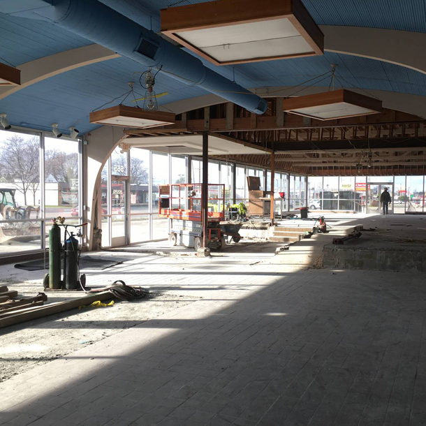The demolition crew has almost all the items removed and cleaned up so the framers can come in and begin to layout the walls.