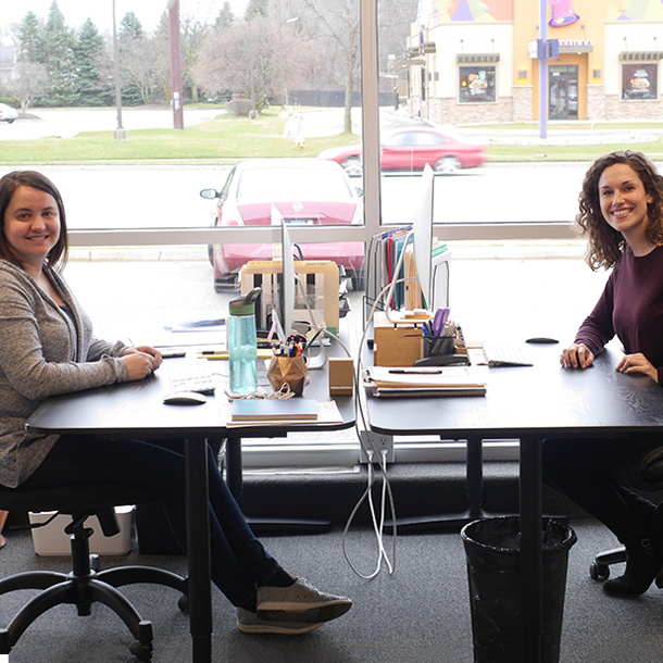 Office staff all moved in! 