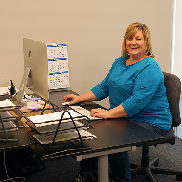 Office staff all moved in! 
