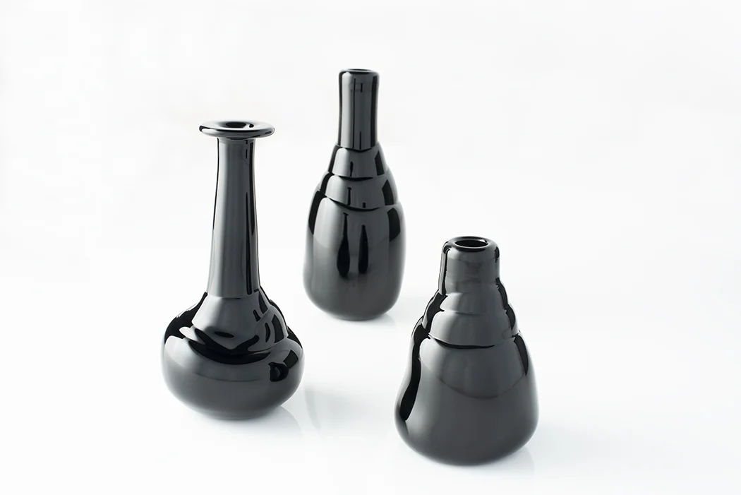 Deborah Adler Black Bottles glass 2018