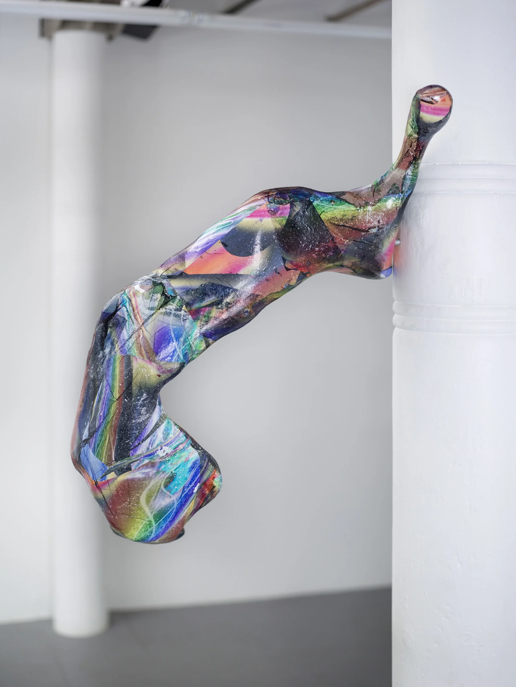 Christopher Meerdo lightbody_astral.jpg //white_matter_of_left_ cerebral_hemisphere-2.x3d Extruded polystyrene, hydrocal, plaster, hydroprint, acrylic gloss glaze 36 x 24 x 20 in 2016