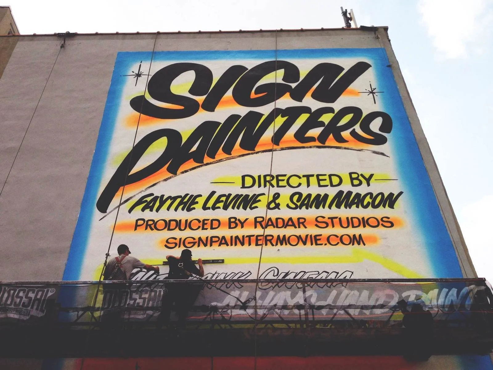 Faythe Levine Production Still from Sign Painters Documentary 2013
