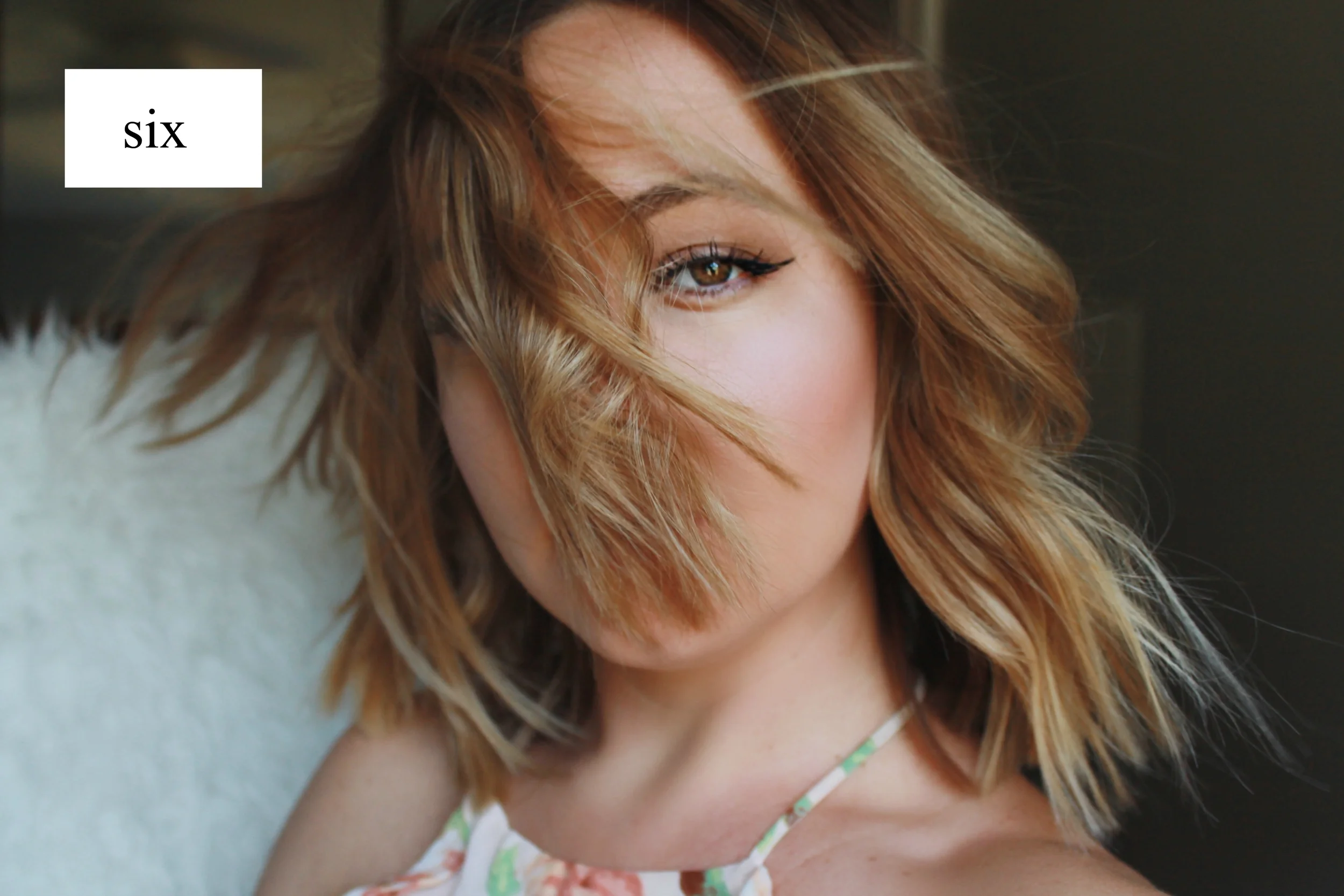 Shake it out, run your fingers through it and flip your hair! You are done, so easy! 
