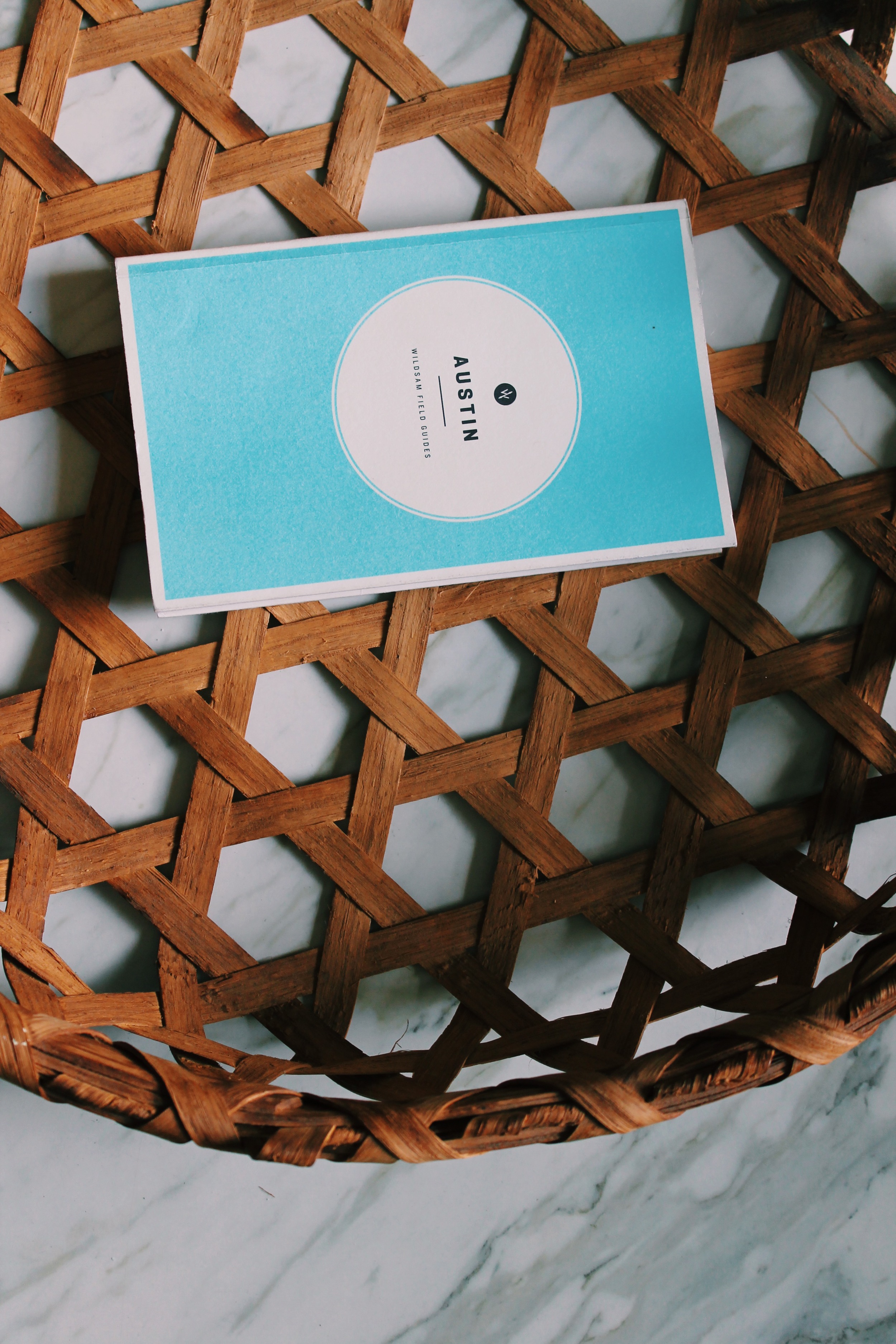This basket is the perfect home for our Austin book. :) 