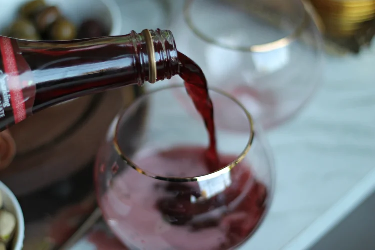 Some sort of Italian soda is key. We opted for a delicious sparkling pomegranate flavor. 