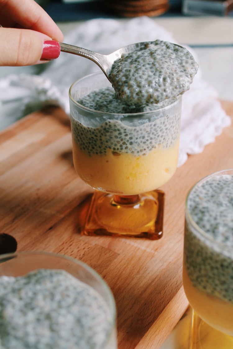 You will need for pudding:1 3/4 cups vanilla soy milk6 tbs chia seeds1 teaspoon vanilla2 packets steviaMix all these ingredients together with a whisk. Leave the mixture sitting in room temp for 30 minutes. After 30 minutes whisk again, cover up and…