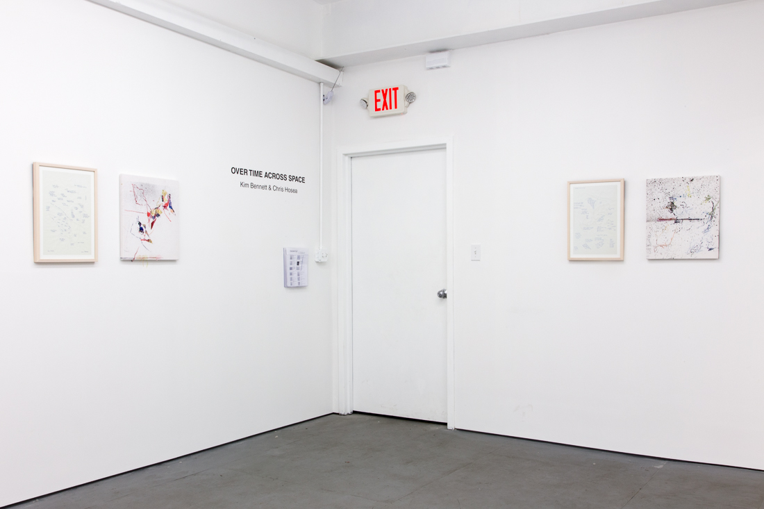  Installation view of the exhibition Over Time Across Space at Transmitter 