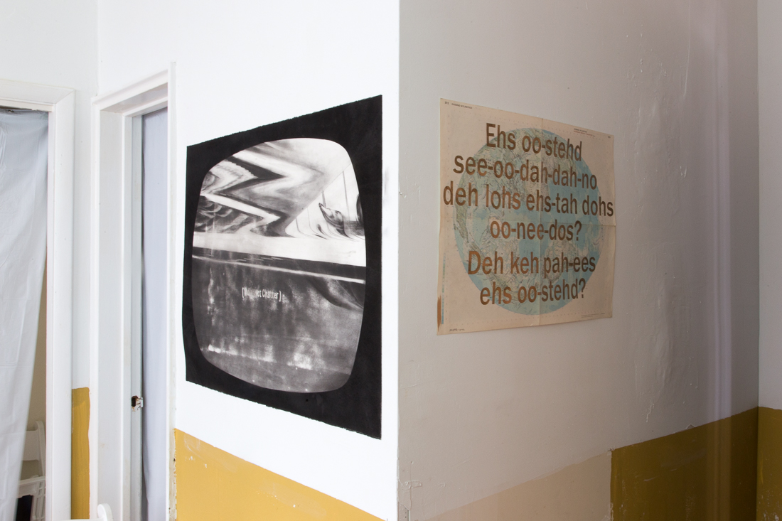  Installation view of the Transmitter exhibition in Miami 