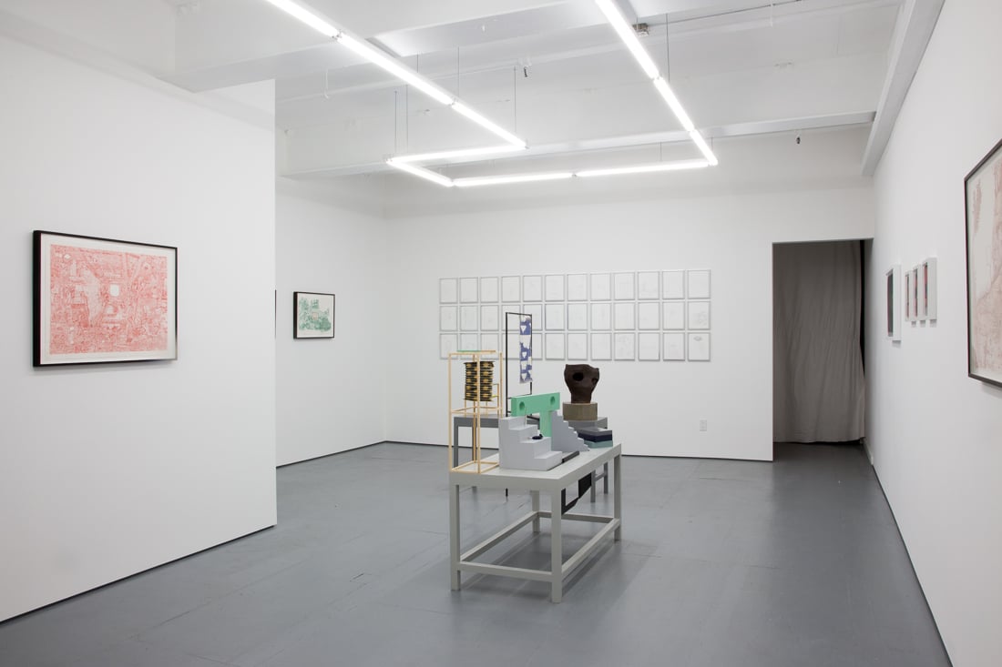  Installation view of the exhibition Stupid Cartoons at Transmitter 