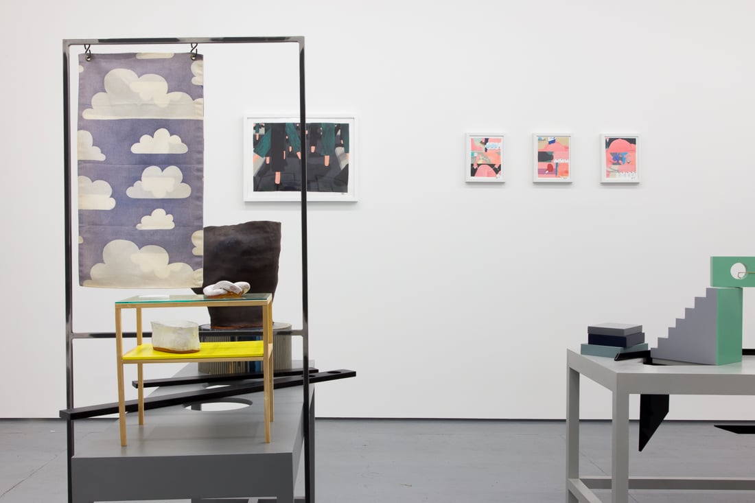  Installation view of the exhibition Stupid Cartoons at Transmitter 